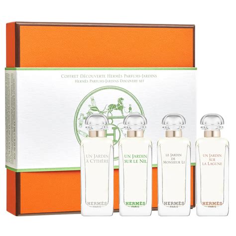 hermes un jardin australian gift set|hermes gardens perfume set.